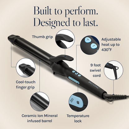 Bio Ionic Long Barrel Curling Iron 1.25"