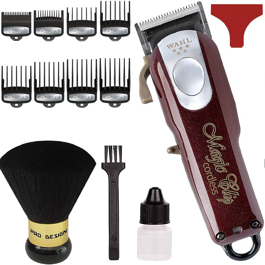 Wahl Professional 5-Star Cord/Cordless Magic Clip #8148 With Bonus Neck Duster